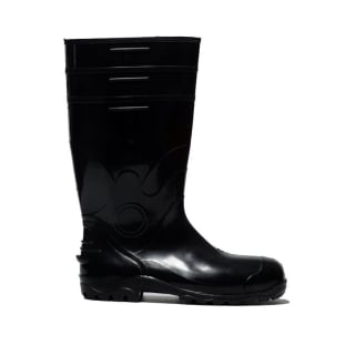 Bota de PVC Preta Bracol Cano Longo 32cm com Forro